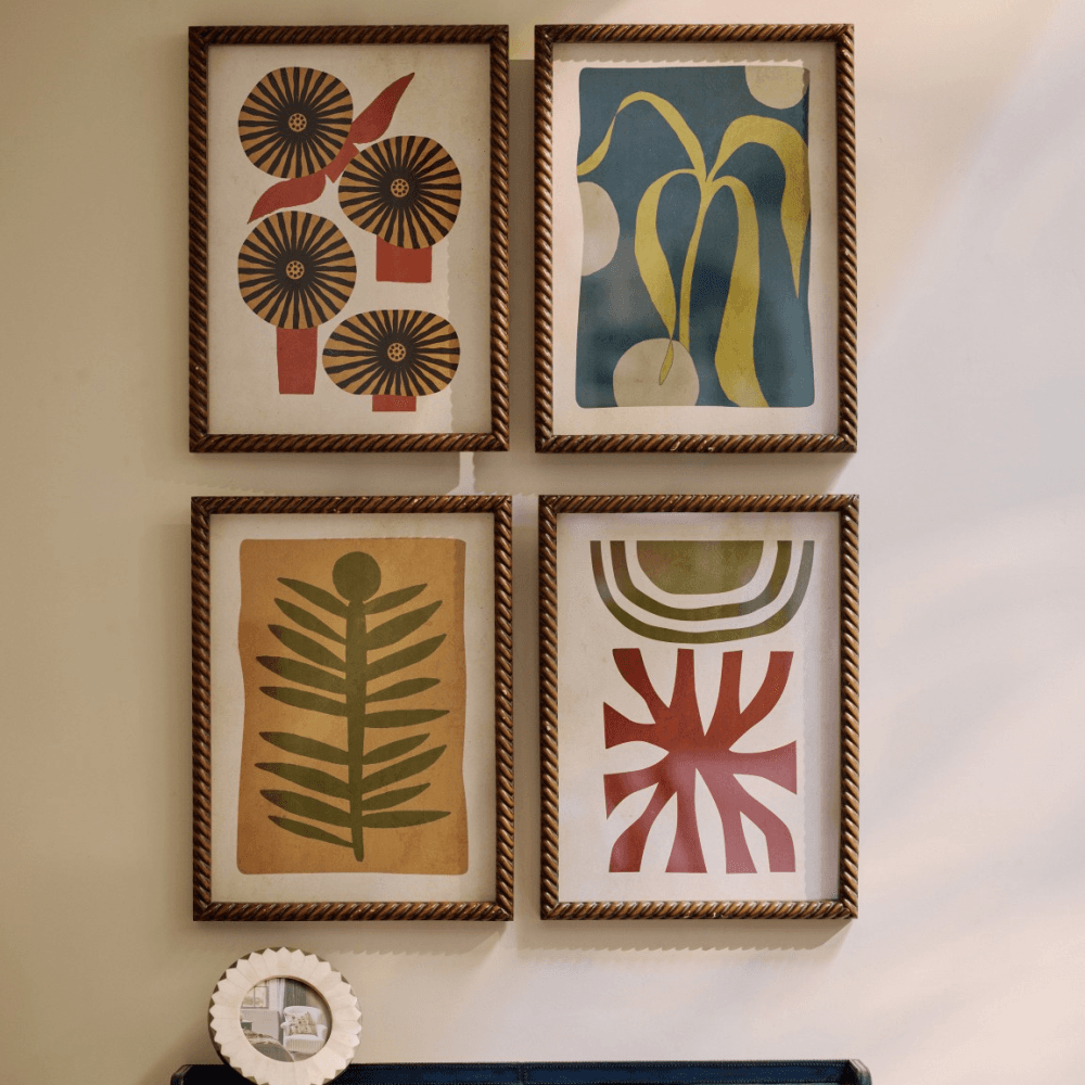 Dera Set of 12 Prints, Multi