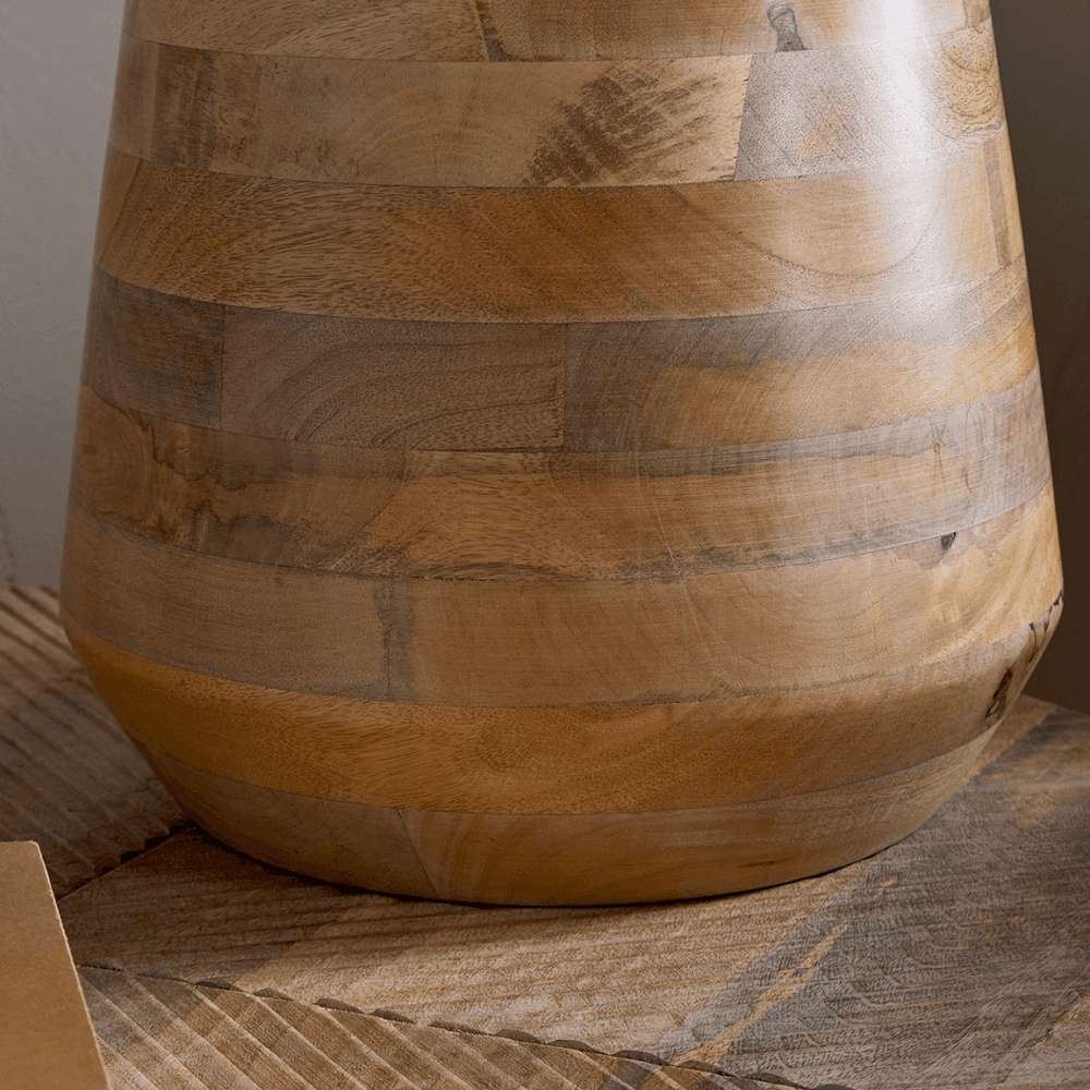 Kayo Kayo Statement Table Lamp Mango Wood, Natural