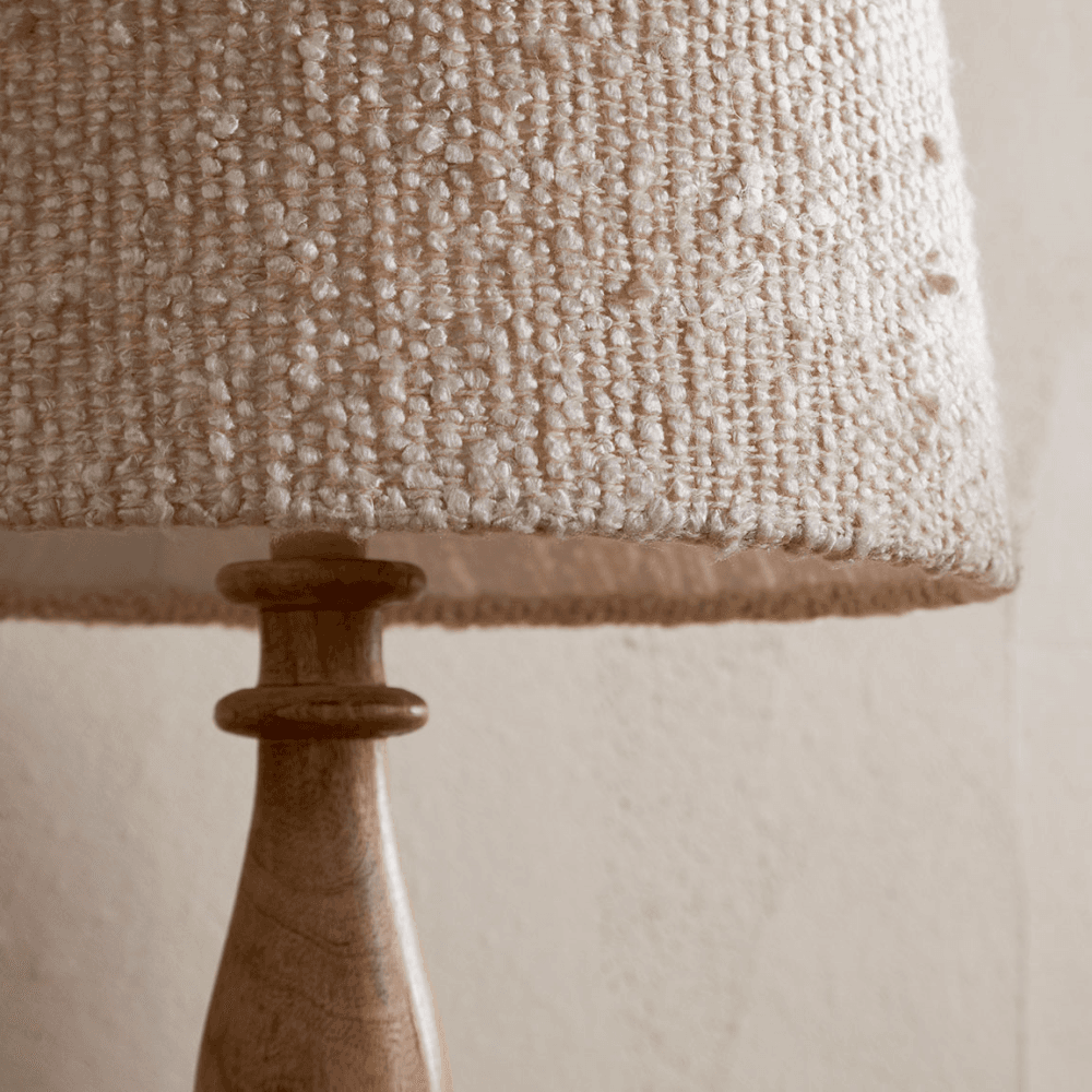 Sakiti Boucle Lampshade, Off White