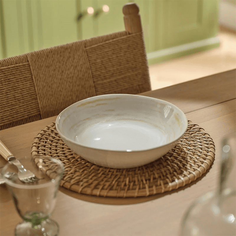Amberley Pasta Bowl, Yellow