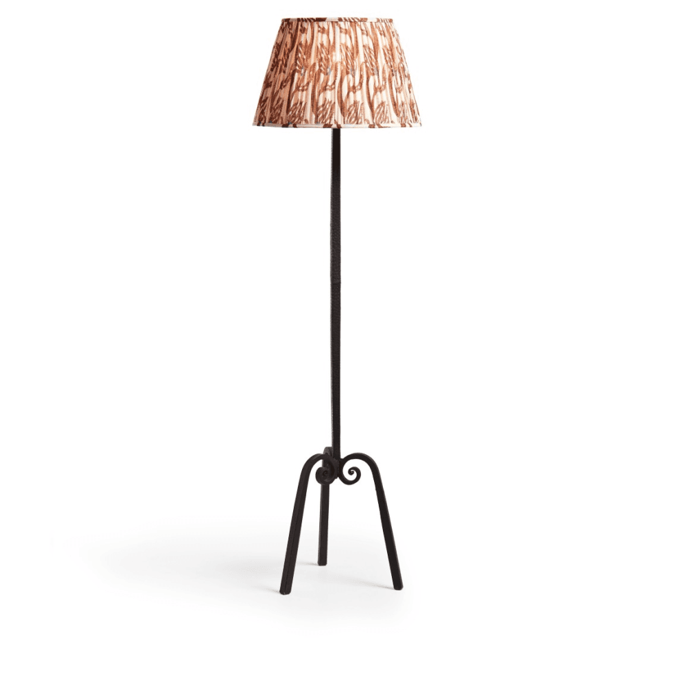 Nasmyth Floor Lamp Base, Blackened Bronze