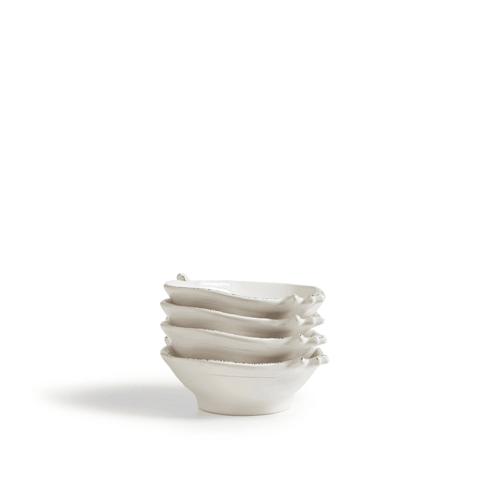 Fenoglio Cereal Bowle Set of 4, White