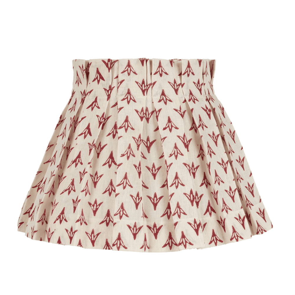 Linen Structured Box Pleat Lampshade