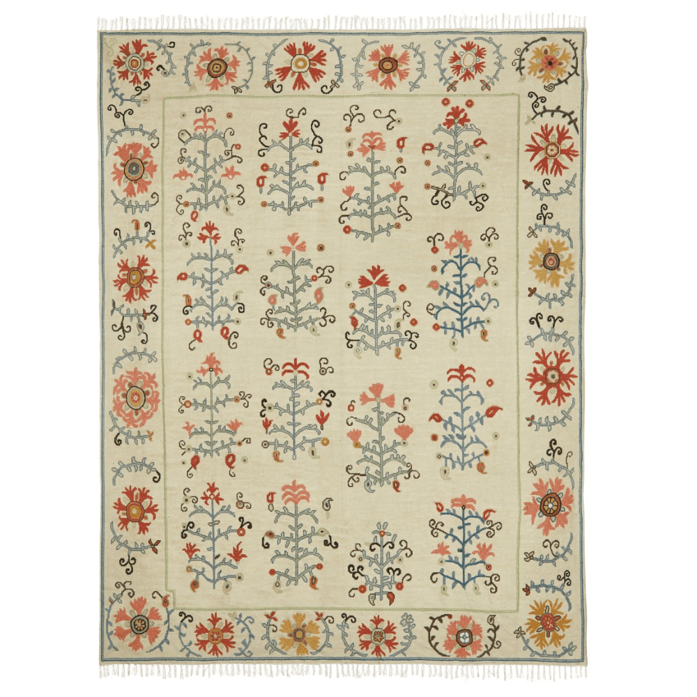 Kalikapur Rug, Natural/Apricot
