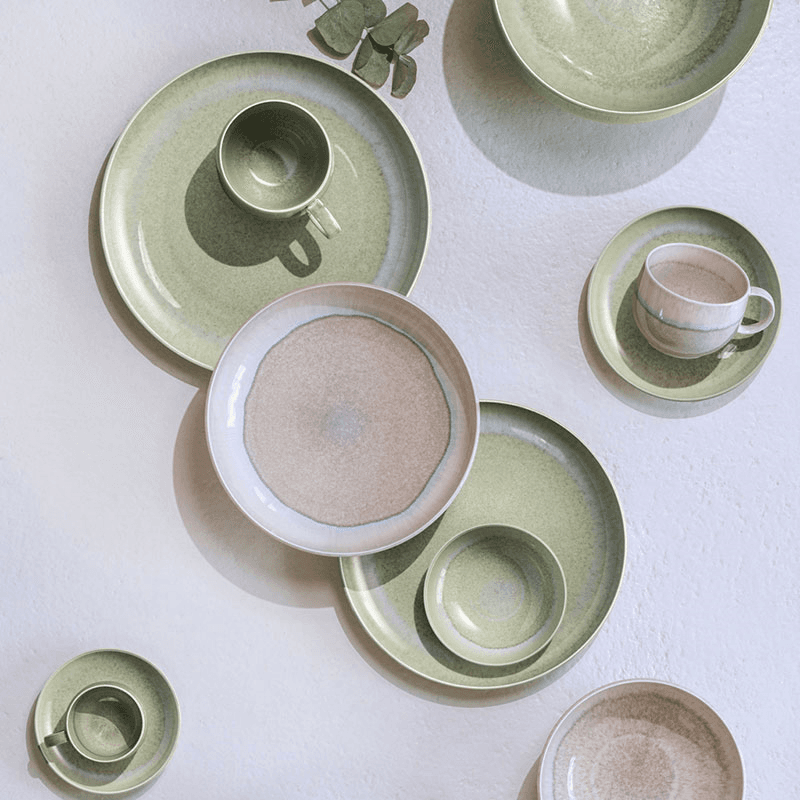 Perlemor Saucer Espresso Cup, Alga