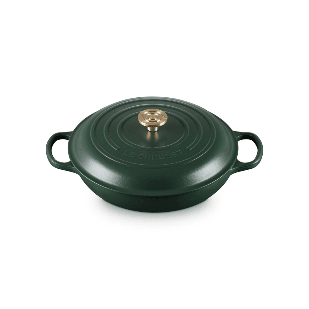 Signature Cast Iron Shallow Casserole, Forêt