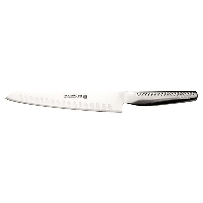 Ni Fluted Carving Knife/Slicer, Silver