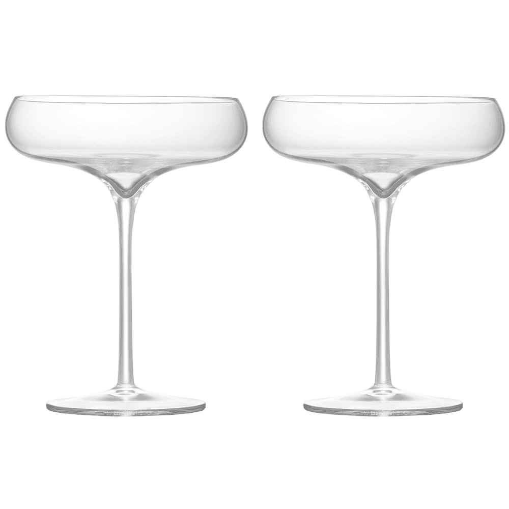Juno Set of 2 Champagne Saucers