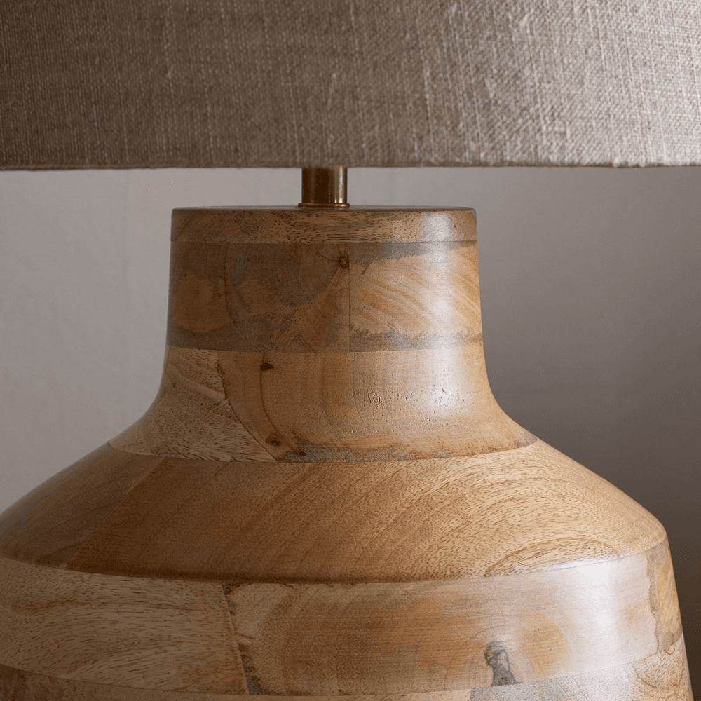 Kayo Kayo Statement Table Lamp Mango Wood, Natural