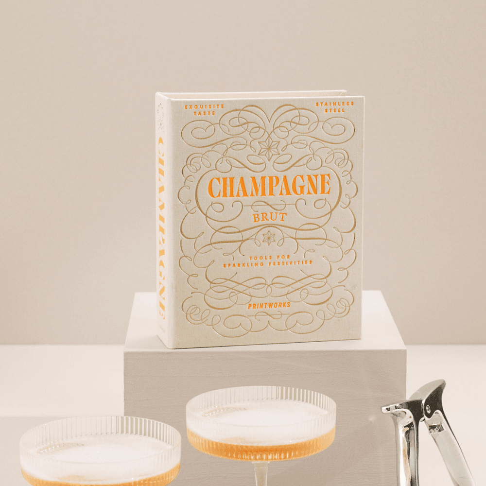 The Essentials Champagne Tools, Beige/Orange