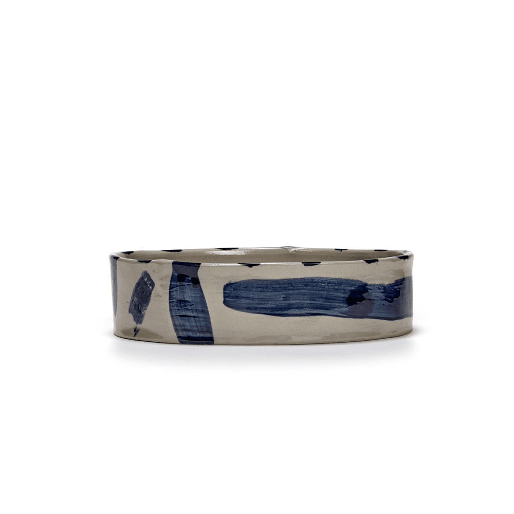 Sophia by Marie Michielssen Deep Serving Plate, Beige Blue