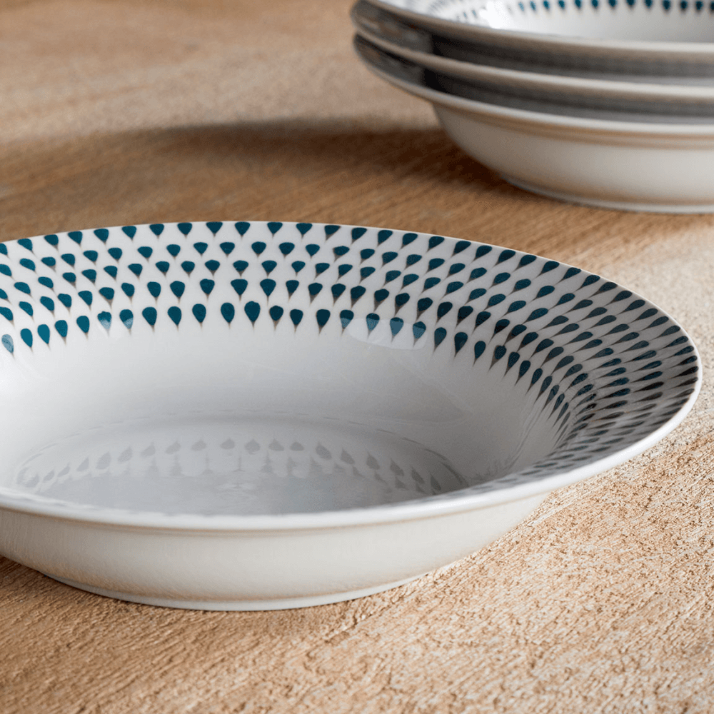 Juniper Drop Pasta Bowl, Green