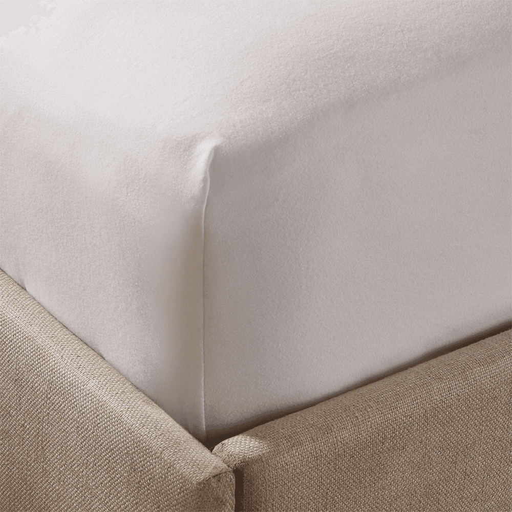 Velvet-Touch Brushed Cotton Fitted Sheet