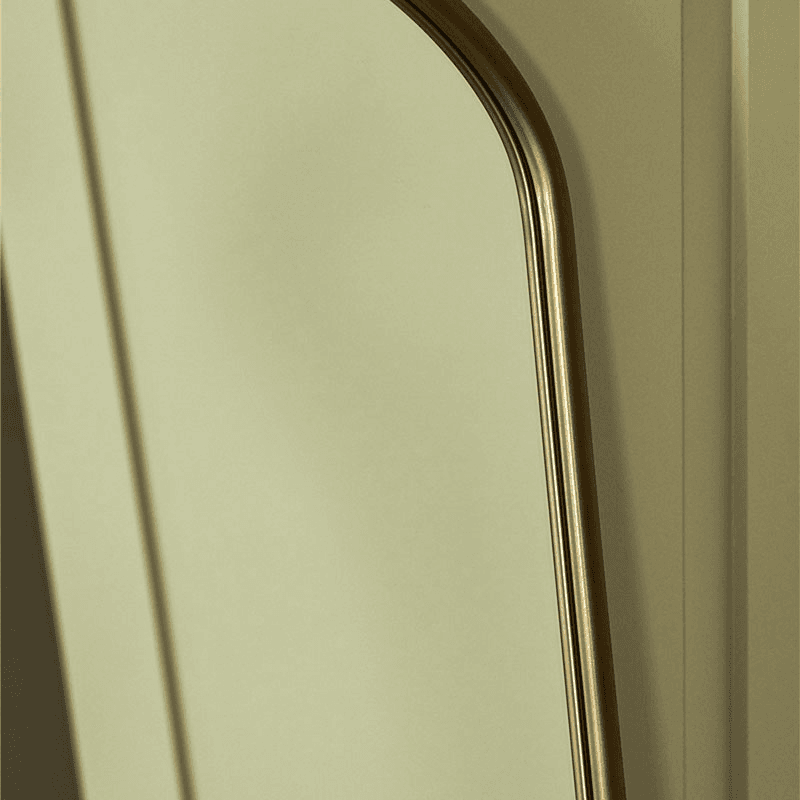 Bowcott Arched Leaning Mirror, Bronze Finish