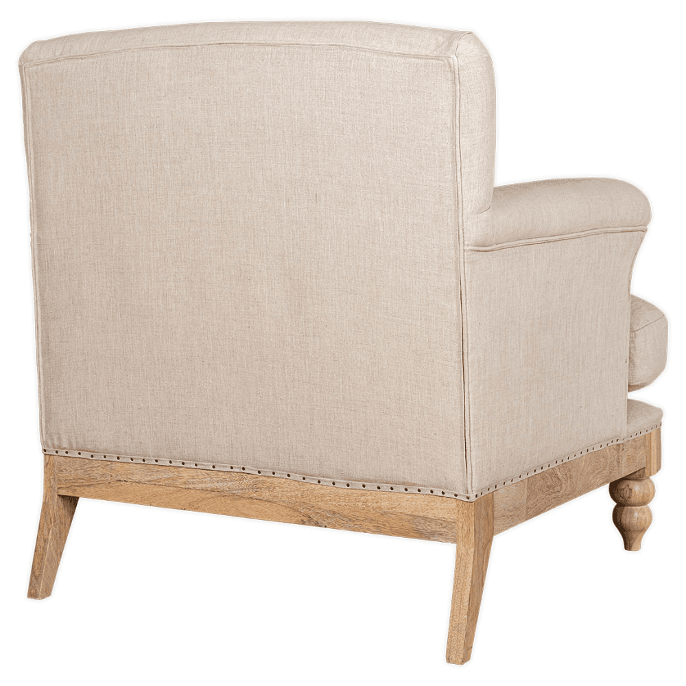 Kashi Kashi Linen Armchai, Natural