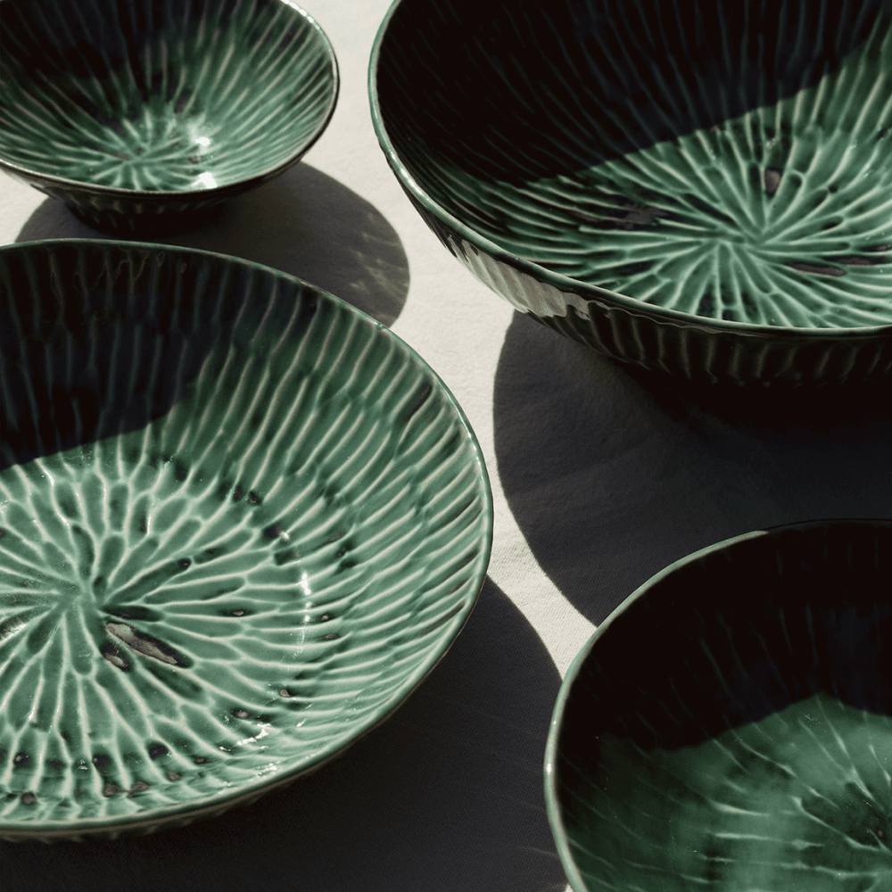 Verde Lanza by Pascale Naessen Serving Bowl, Green