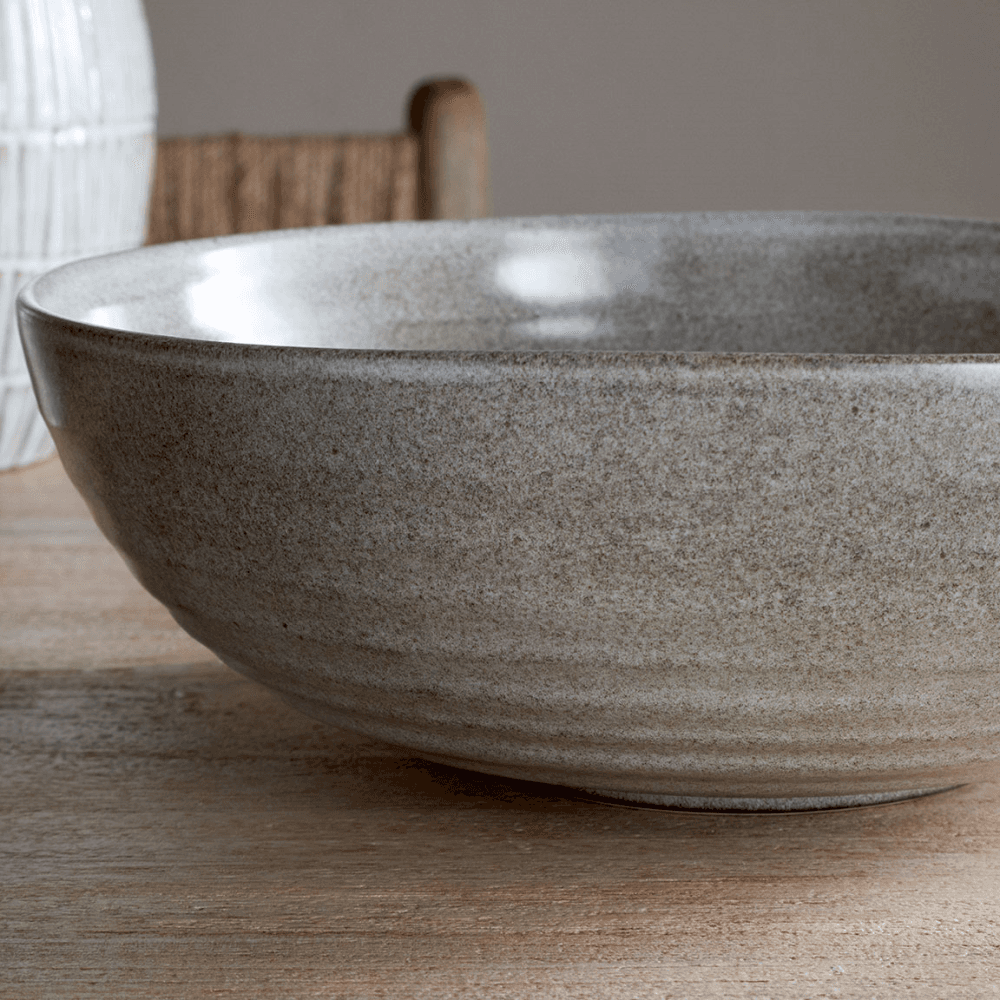 Valinha Serving Bowl, Grey