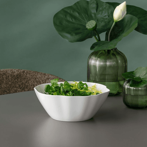 Image showing the Pura Salad Bowl, White product.
