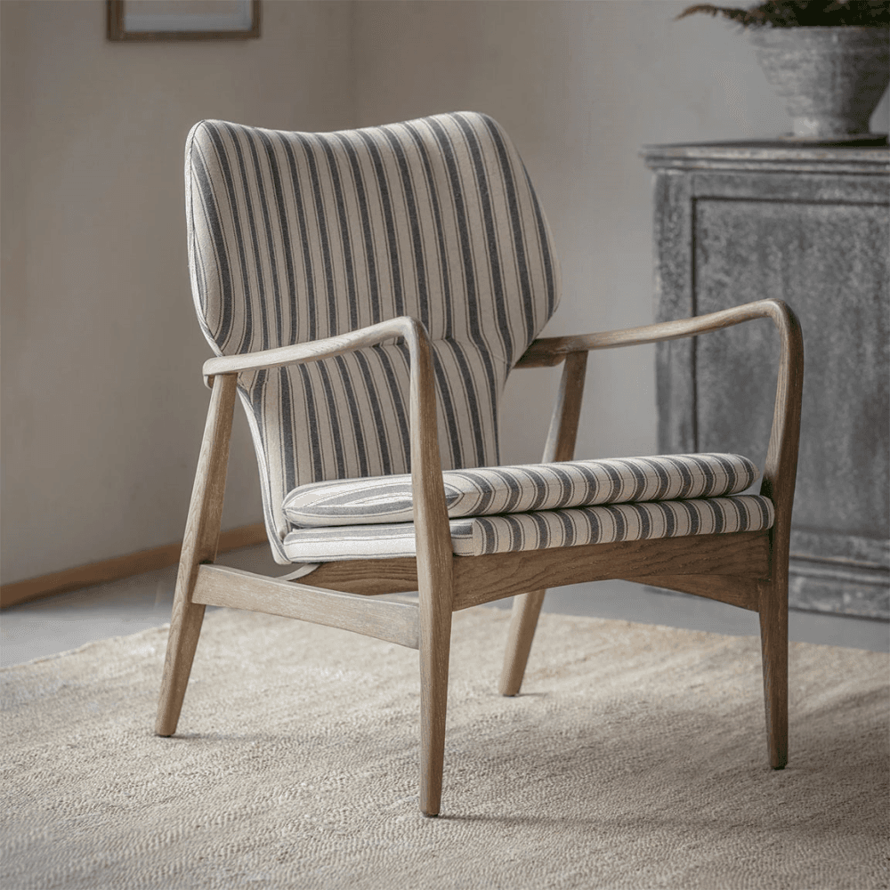 Kirdford Deconstructed Armchair, Blue