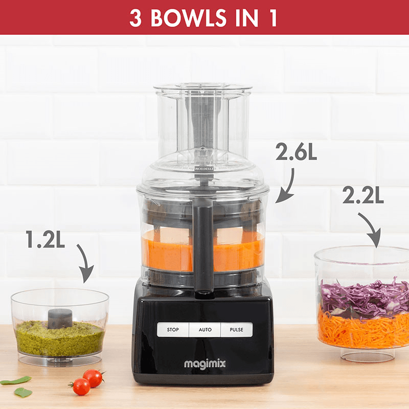 3200 XL Food Processor 18373, Black