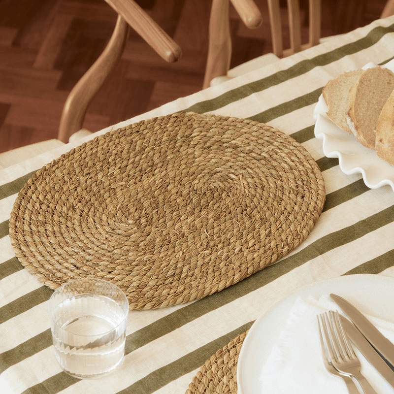 Seagrass Set of 4 Oval Placemats, Natural