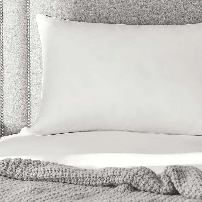 Muscovy Medium Support Down Pillow, White