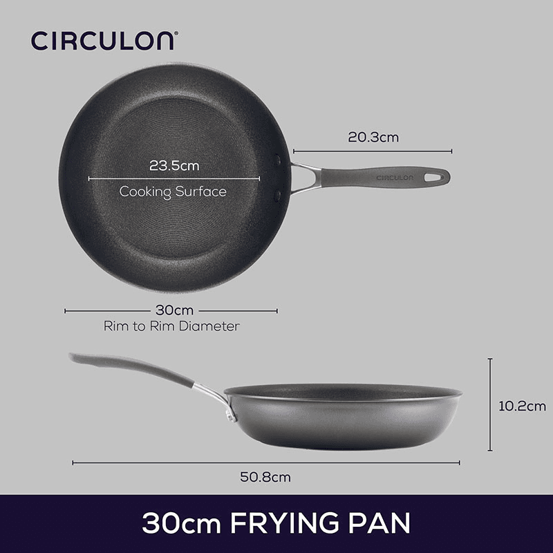 A1 Scratch Defence Covered Skillet, Grey