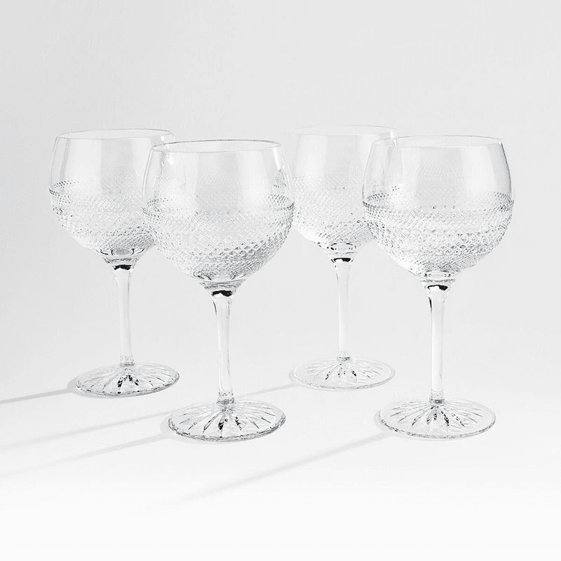 Huxley Set of 4 Gin Glasses, Clear