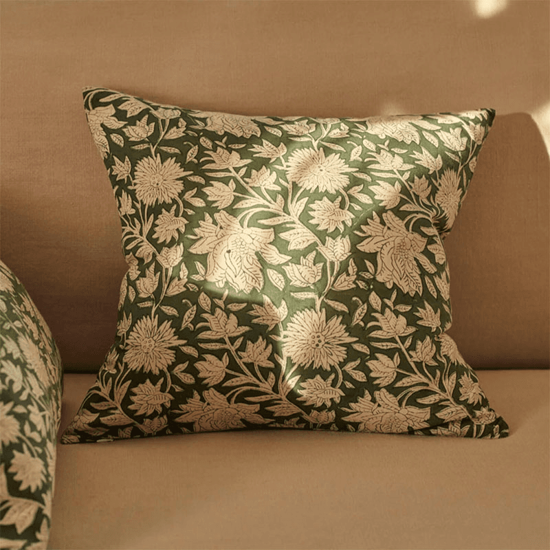 Dora Cushion Cover, Green