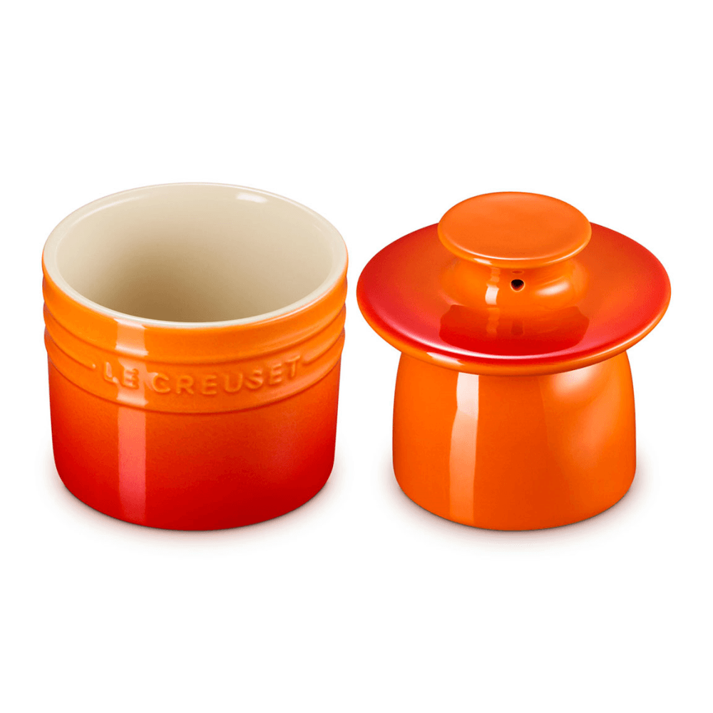 Stoneware Butter Crock, Volcanic