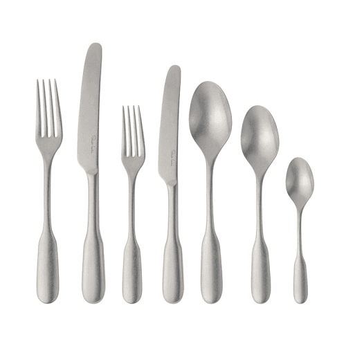 Image showing the Fiddle Vintage 7 Piece Place Setting, Stainless Steel product.