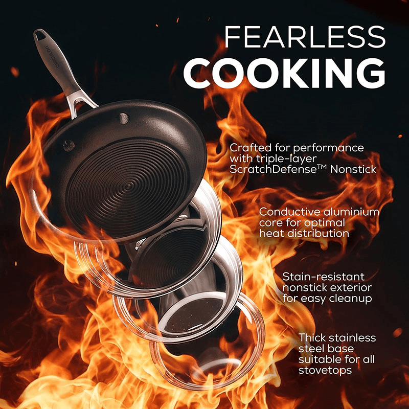 A1 Scratch Defence Skillet, Grey