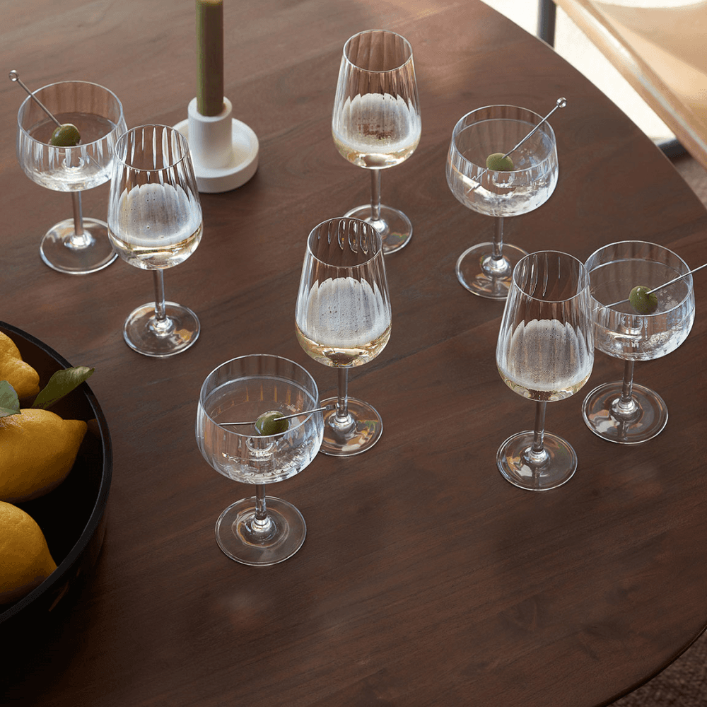 Arc Flow Set of 2 Wine Glasses