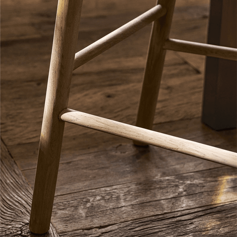 Wixford Bar Stool, Oak Wood