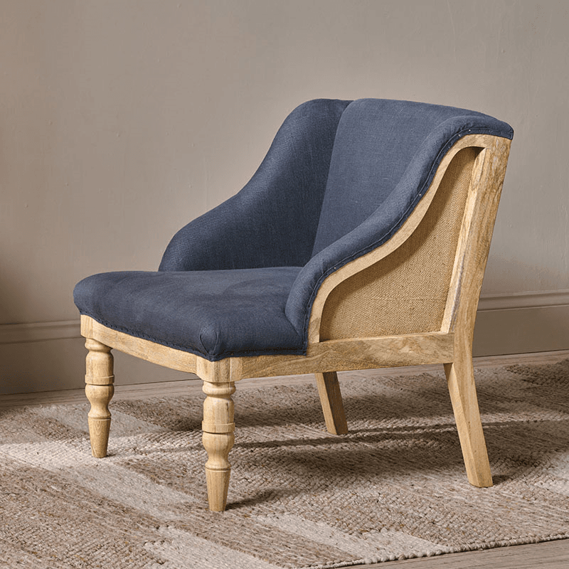 Elbu Deconstructed Linen Armchair