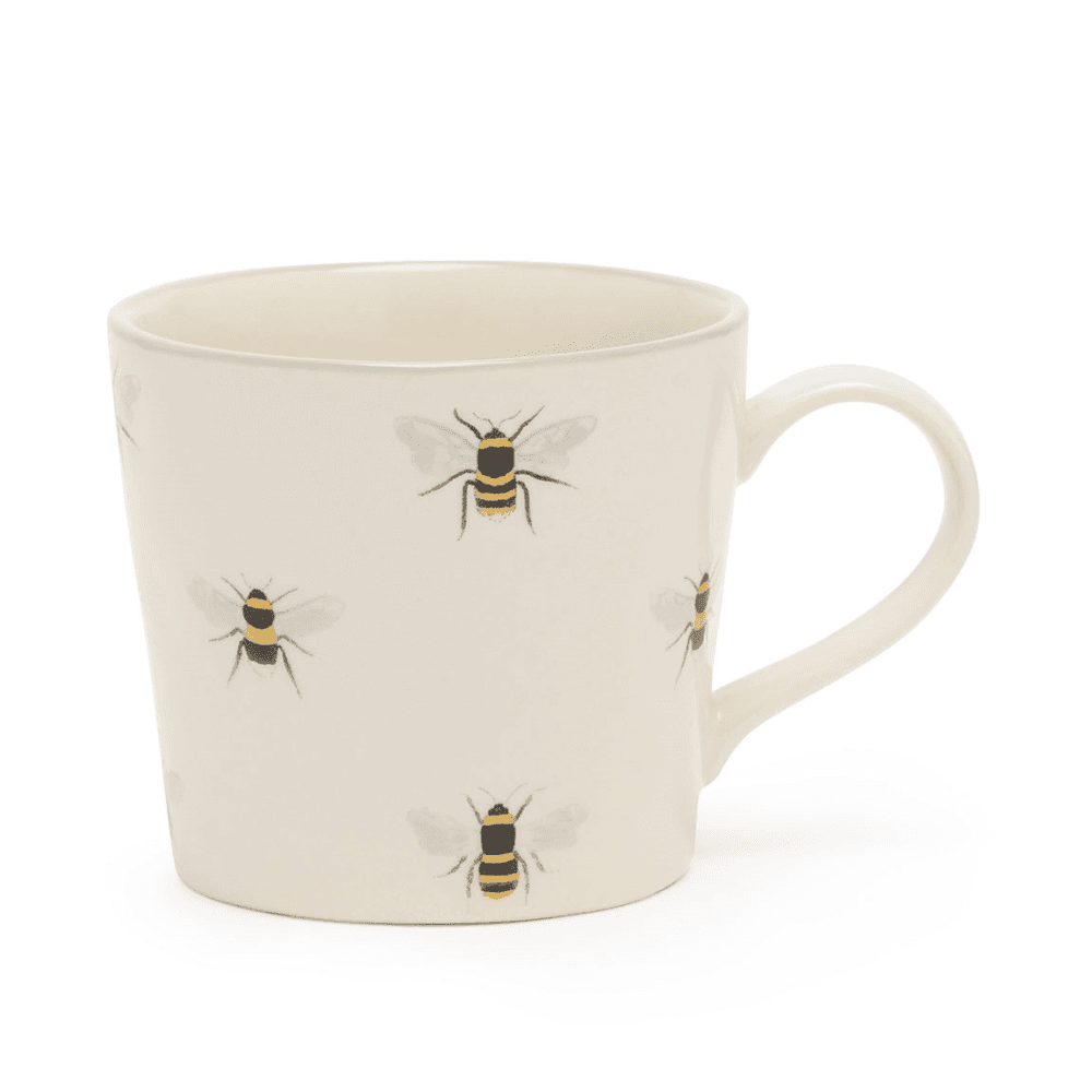 Bees Mug, Natural