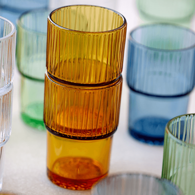 Kusintha Set of 4 Cafe Glasses