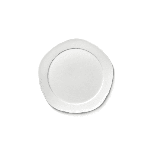Image showing the Silhouette by Sergio Herman Set of 4 Breakfast Plates, White product.