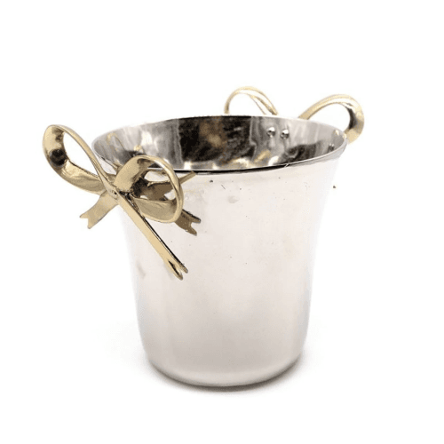 Image showing the Bow Wine Cooler, Silver & Gold product.