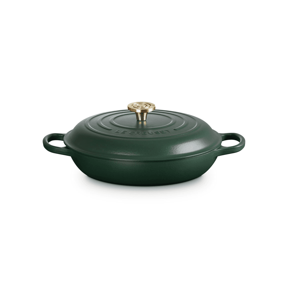 Signature Cast Iron Shallow Casserole, Forêt