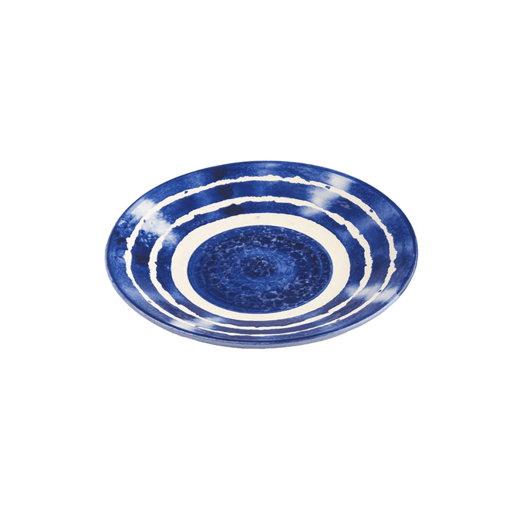 Stripe Side Plate, Blue