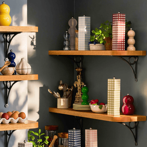 Image showing the Gingham Salt & Pepper Mill product.