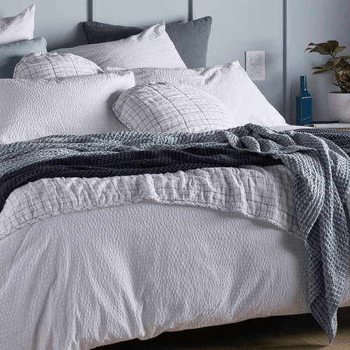 Image showing the Seersucker 100% Cotton Duvet Cover product.