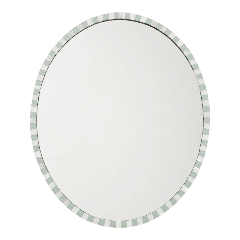 Oval Pearl Mirror