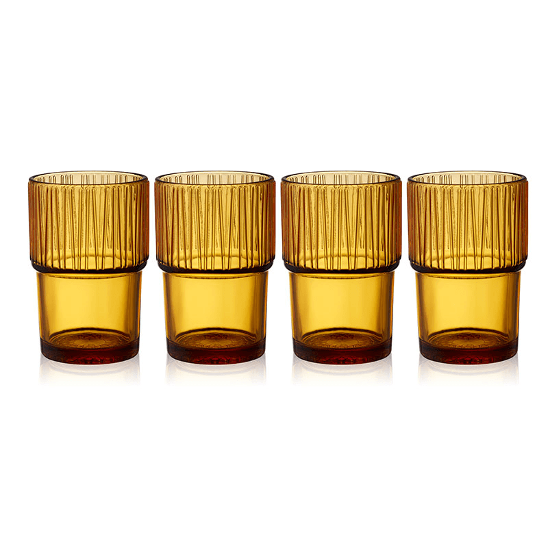 Kusintha Set of 4 Cafe Glasses