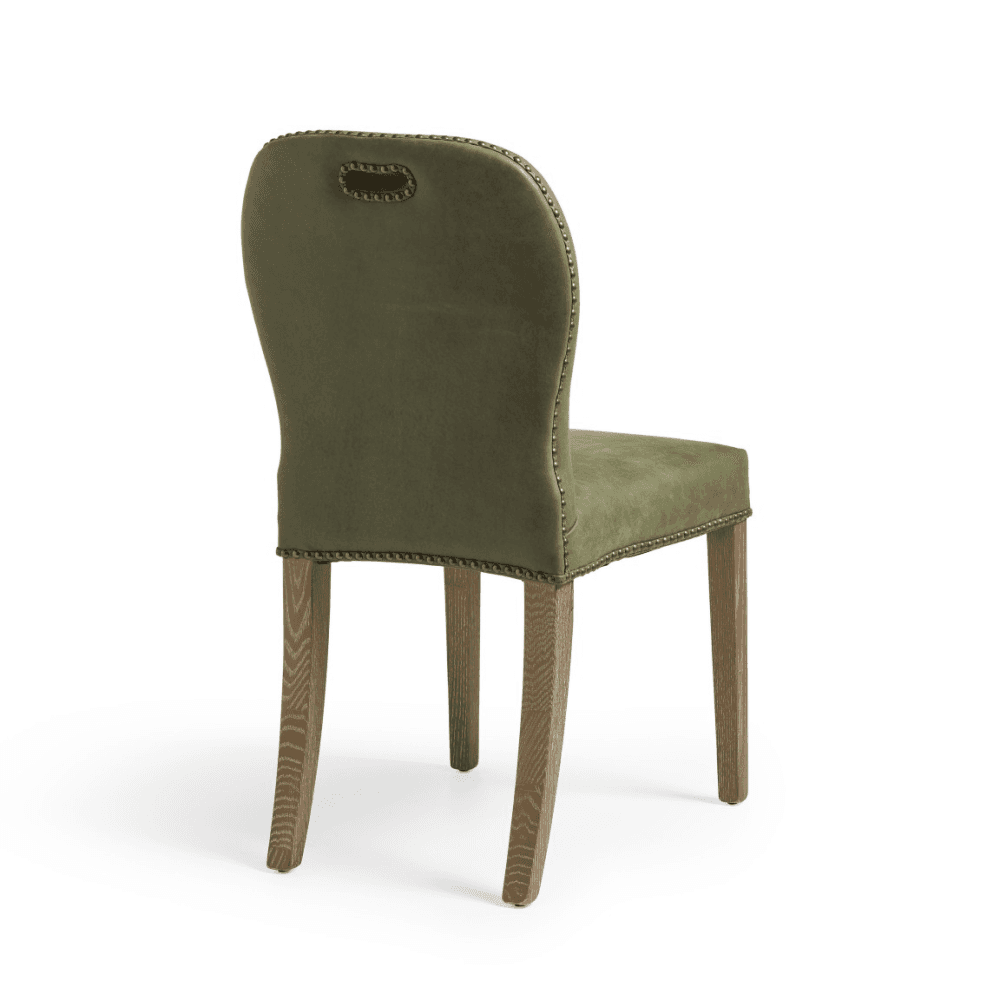 Stafford Leather Dining Chair, Spruce