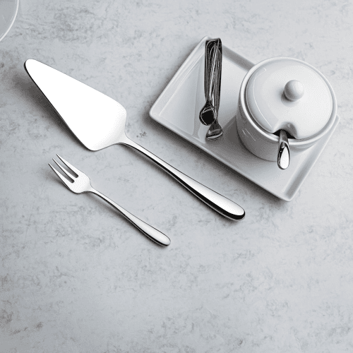 Image showing the Siena Cake Server, Mirror product.