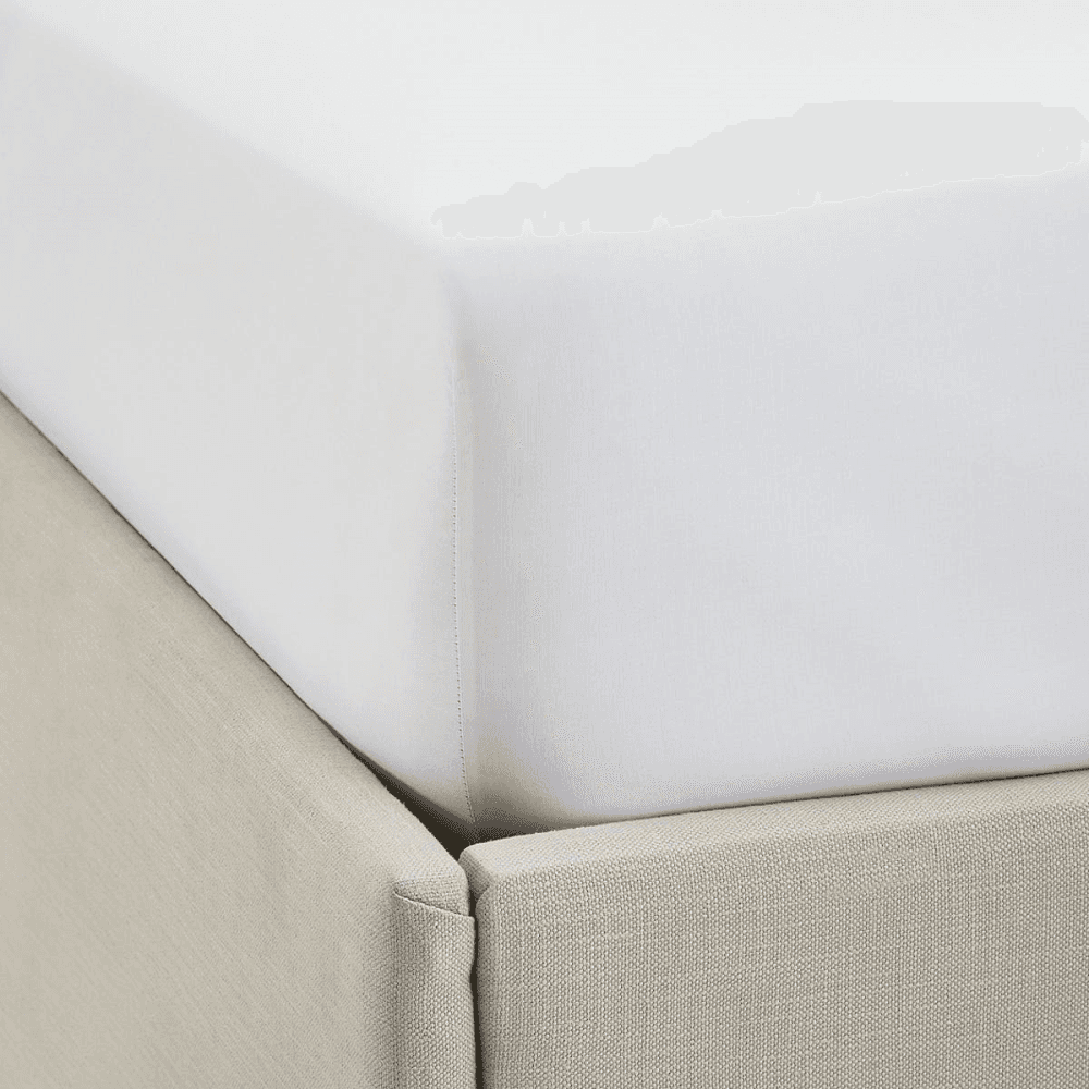 Symons Single Row Cord Fitted Sheet, White