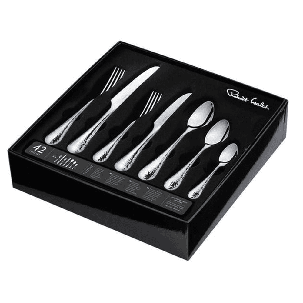 Honeybourne 42 Piece Cutlery Set, Stainless Steel