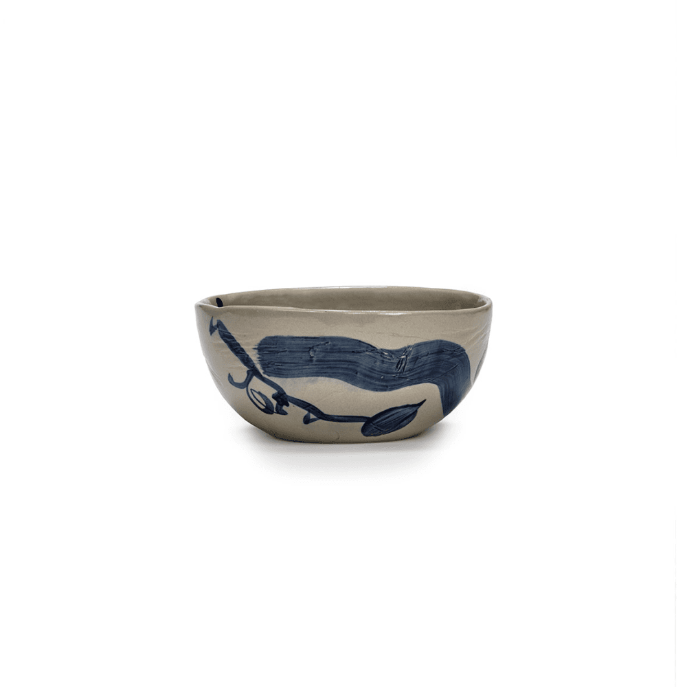Sophia by Marie Michielssen Set of 2 Soup Bowls, Beige Blue